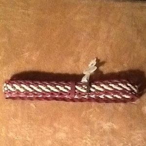 Purple and Beige Belt